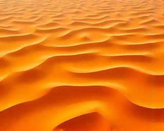 Endless orange dunes of the Rub' al Khali